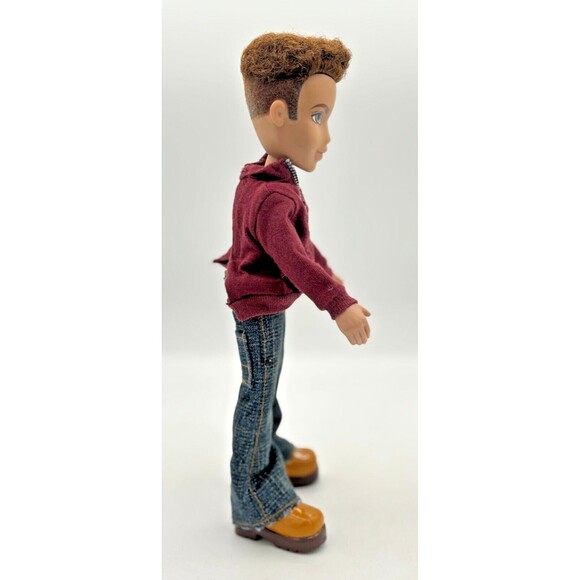 2002 Bratz Boyz New Fashions Dylan Doll Dressed Zip Up Shirt Jeans & Boots EUC - Picture 6 of 16